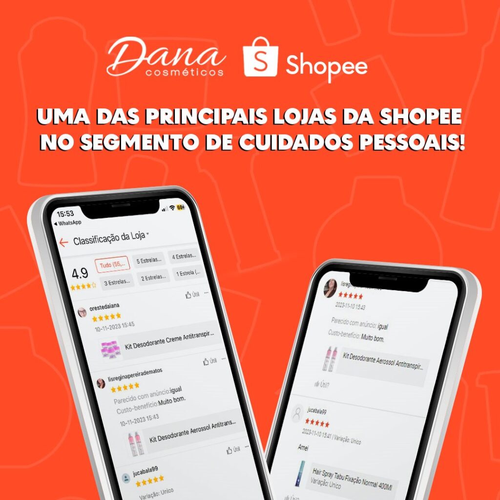 Dana Cosméticos na Shopee