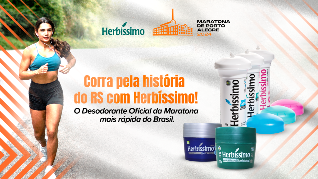 Herbíssimo na Maratona Internacional de Porto Alegre